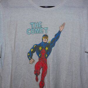 The Comet t shirt - adult large - comic book superhero
